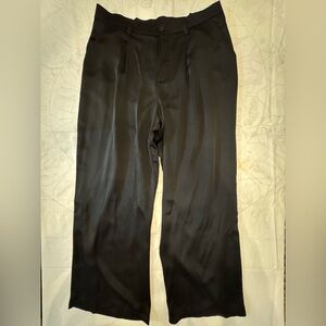 ASOS SATIN PLEATED TROUSERS